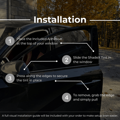 ShadeX Reusable Tint – Front Side